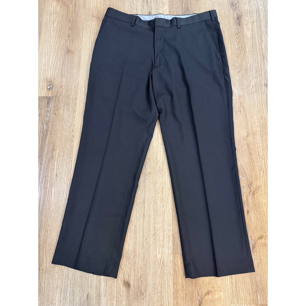 PGA Tour Performance Stretch Golf Pants Mens 36x29 Black Flat Front Slacks